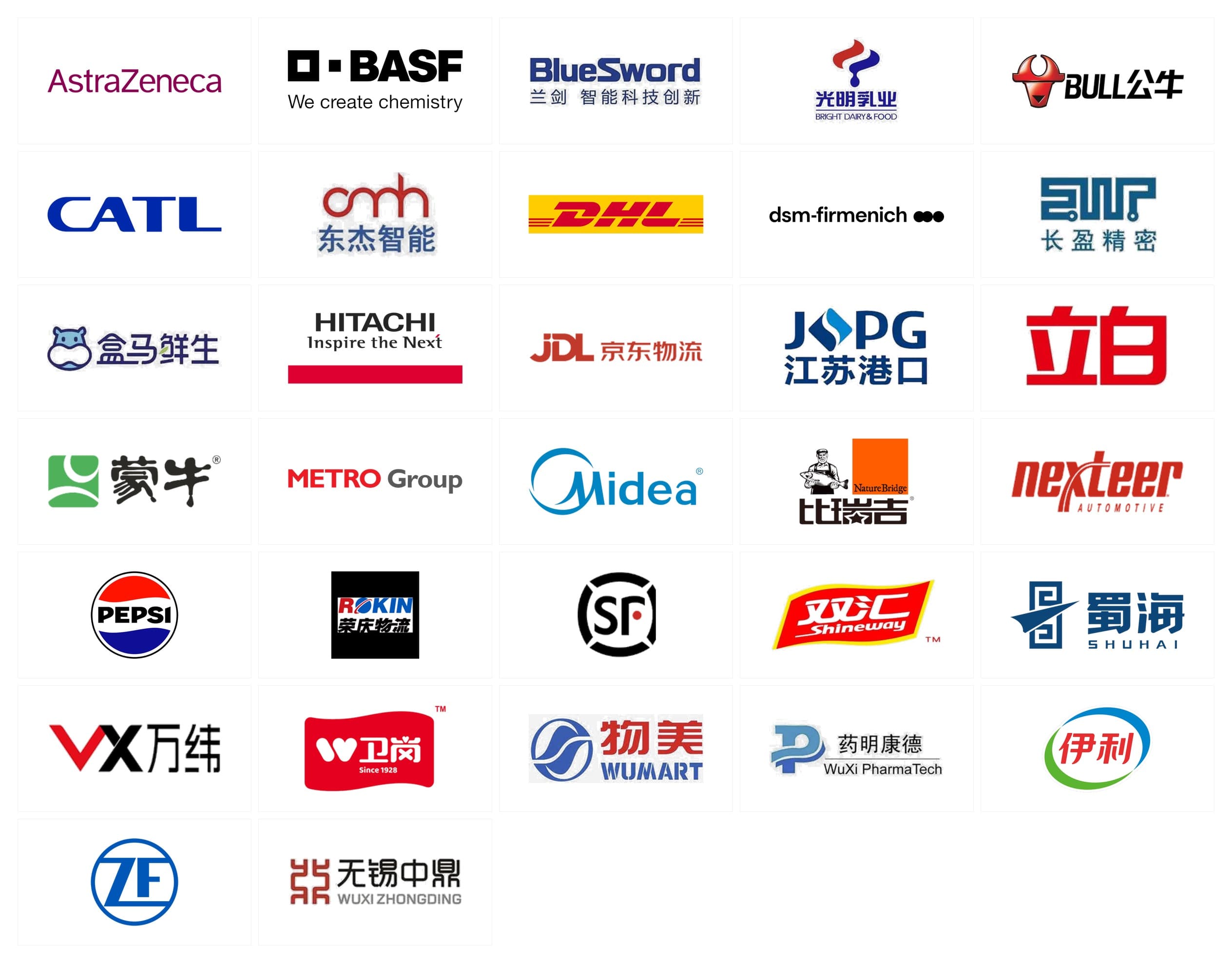 Client logo wall